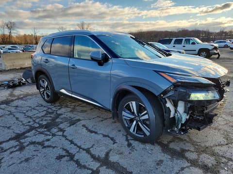 2022 Nissan Rogue, VIN 5N1BT3CB5NC702444. Photo 4 of 6 from Copart auction. OpenDataCar US salvage catalog.