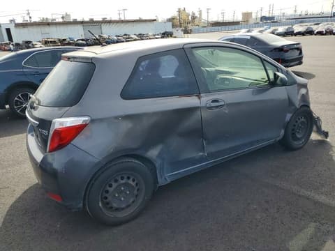 2014 Toyota Yaris, VIN JTDJTUD36ED596724. Фото 3 з 6 з аукціону Copart. Каталог авто зі США OpenDataCar.