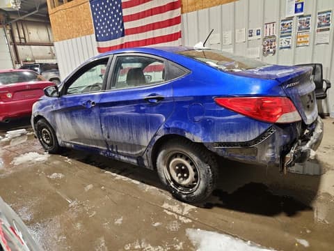 2012 Hyundai Accent, VIN KMHCT4AEXCU087548. Zdjęcie 2 z 6 z aukcji Copart. Katalog aut z USA OpenDataCar.