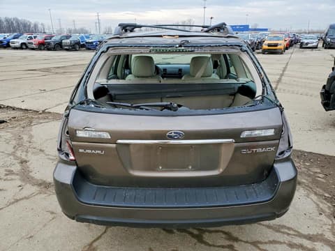 2008 Subaru Outback, VIN 4S4BP62C287332874. Фото 6 з 6 з аукціону Copart. Каталог авто зі США OpenDataCar.