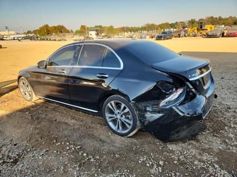 2017 Mercedes-benz C-Class, VIN 55SWF4JB7HU206184. Фото 2 з 6 з аукціону Copart. Каталог авто зі США OpenDataCar.