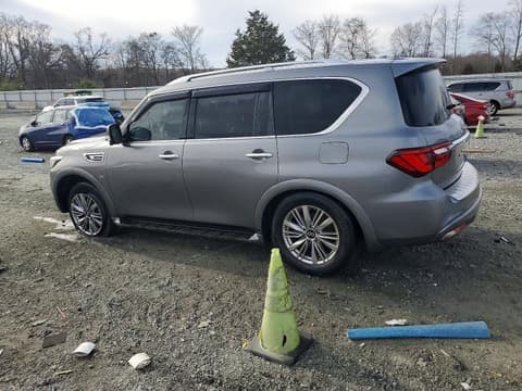 2018 Infiniti QX80, VIN JN8AZ2NE7J9190665. Фото 2 з 6 з аукціону Copart. Каталог авто зі США OpenDataCar.