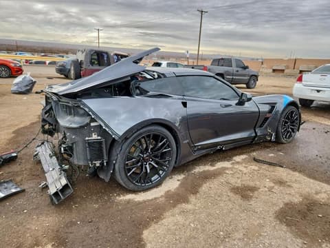 2017 Chevrolet Corvette, VIN 1G1Y12D77H5300628. Photo 3 of 6 from Copart auction. OpenDataCar US salvage catalog.