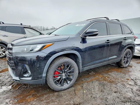 2019 Toyota Highlander, VIN 5TDJZRFH7KS611770. Фото 1 з 6 з аукціону Copart. Каталог авто зі США OpenDataCar.
