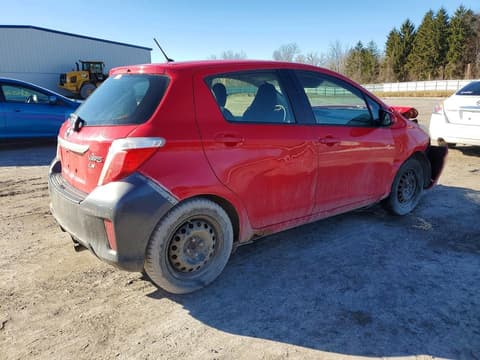 2012 Toyota Yaris, VIN JTDKTUD34CD533218. Фото 3 з 6 з аукціону Copart. Каталог авто зі США OpenDataCar.