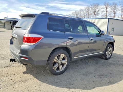 2013 Toyota Highlander, VIN 5TDDK3EH8DS229525. Фото 3 из 6 с аукциона Copart. Каталог авто из США OpenDataCar.