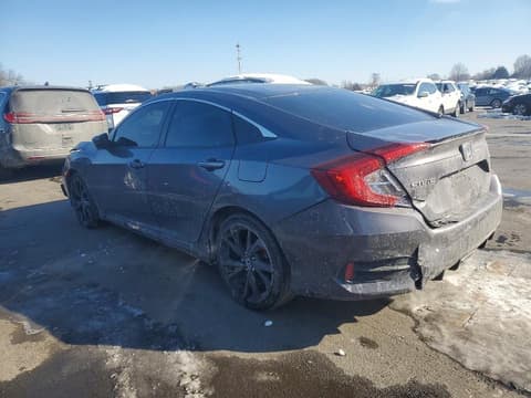 2020 Honda Civic, VIN 2HGFC2F80LH573380. Фото 2 з 6 з аукціону Copart. Каталог авто зі США OpenDataCar.