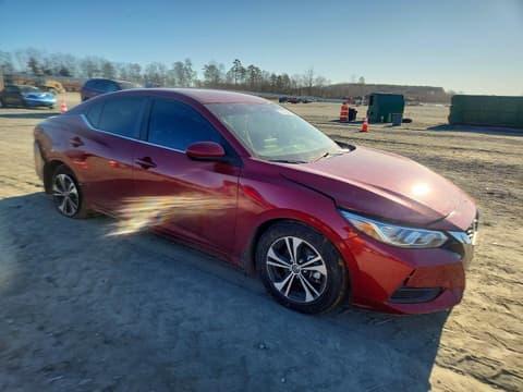 2022 Nissan Sentra, VIN 3N1AB8CV9NY313990. Фото 4 з 6 з аукціону Copart. Каталог авто зі США OpenDataCar.