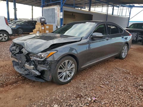 2018 Genesis G80, VIN KMHGN4JE8JU234216. Фото 1 з 6 з аукціону Copart. Каталог авто зі США OpenDataCar.