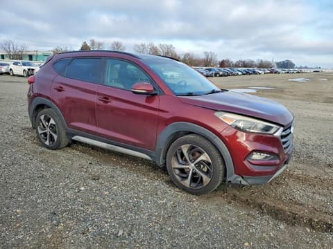 2017 Hyundai Tucson, VIN KM8J33A22HU562866. Фото 4 з 6 з аукціону Copart. Каталог авто зі США OpenDataCar.