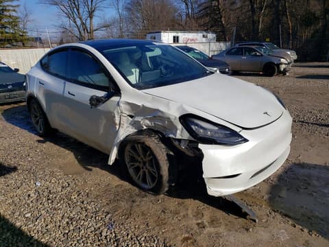 2020 Tesla Model Y, VIN 5YJYGDEE9LF027455. Фото 4 з 6 з аукціону Copart. Каталог авто зі США OpenDataCar.