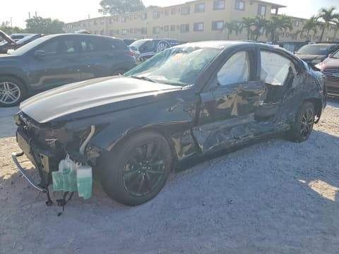 2016 Infiniti Q50, VIN JN1CV7AR1GM252916. Фото 1 з 6 з аукціону Copart. Каталог авто зі США OpenDataCar.