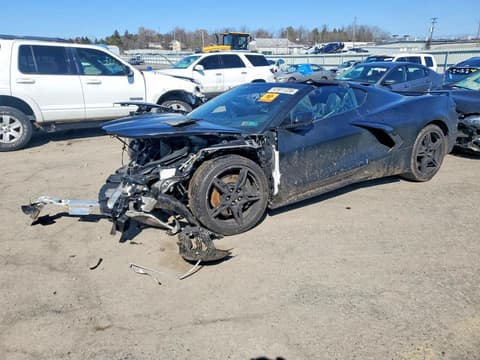 2020 Chevrolet Corvette Stingray, VIN 1G1Y72D49L5116966. Фото 1 з 6 з аукціону Copart. Каталог авто зі США OpenDataCar.