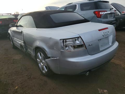 2004 Audi A4 Quattro, VIN WAUDT48H34K015402. Фото 2 з 6 з аукціону Copart. Каталог авто зі США OpenDataCar.