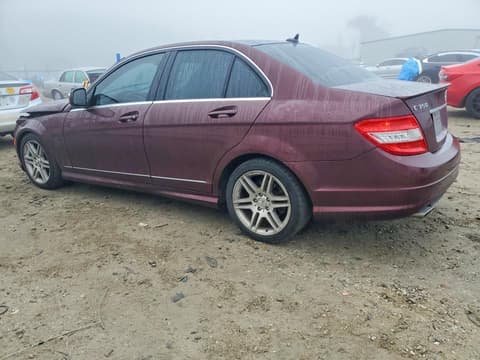 2009 Mercedes-benz C-Class, VIN WDDGF56X69R043061. Фото 2 з 6 з аукціону Copart. Каталог авто зі США OpenDataCar.