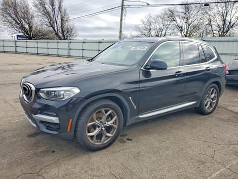 2021 Bmw X3, VIN 5UXTY5C00M9E13960. Фото 1 з 6 з аукціону Copart. Каталог авто зі США OpenDataCar.