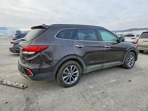 2017 Hyundai Santa Fe, VIN KM8SMDHF7HU222726. Photo 3 of 6 from Copart auction. OpenDataCar US salvage catalog.