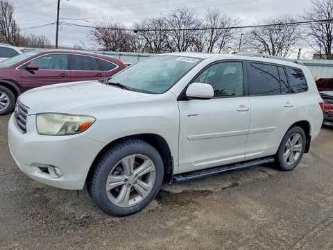 2008 Toyota Highlander, VIN JTEES43A582077633. Фото 1 з 6 з аукціону Copart. Каталог авто зі США OpenDataCar.