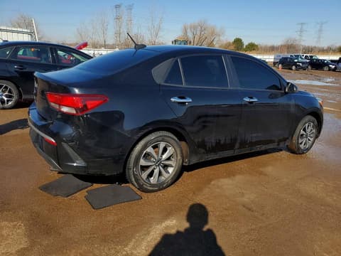 2022 Kia Rio, VIN 3KPA24AD3NE442776. Фото 3 з 6 з аукціону Copart. Каталог авто зі США OpenDataCar.