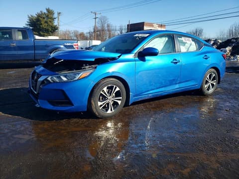 2021 Nissan Sentra, VIN 3N1AB8CV0MY302522. Фото 1 з 6 з аукціону Copart. Каталог авто зі США OpenDataCar.