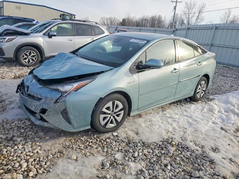 2017 Toyota Prius, VIN JTDKARFU1H3052106. Фото 1 з 6 з аукціону Copart. Каталог авто зі США OpenDataCar.