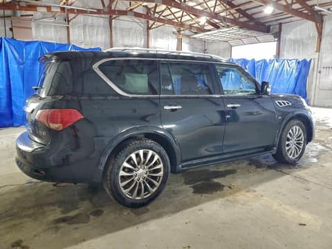 2017 Infiniti QX80, VIN JN8AZ2NE0H9150227. Фото 3 з 6 з аукціону Copart. Каталог авто зі США OpenDataCar.