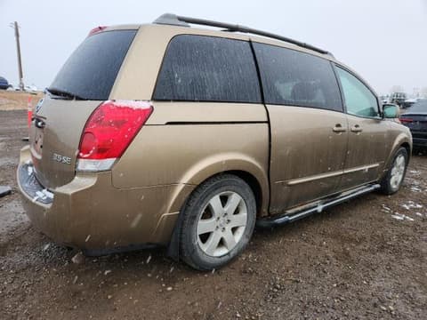 2004 Nissan Quest, VIN 5N1BV28U24N339036. Photo 3 of 6 from Copart auction. OpenDataCar US salvage catalog.