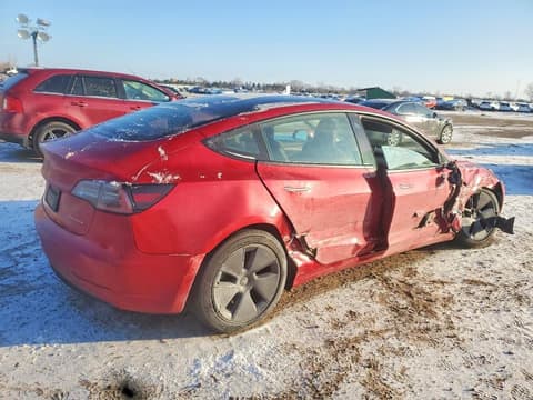 2022 Tesla Model 3, VIN 5YJ3E1EB4NF345412. Фото 3 з 6 з аукціону Copart. Каталог авто зі США OpenDataCar.