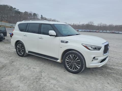 2018 Infiniti QX80, VIN JN8AZ2NF9J9664897. Фото 4 з 6 з аукціону Copart. Каталог авто зі США OpenDataCar.