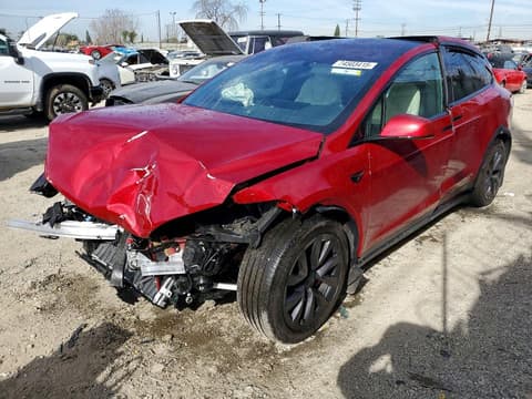 2025 Tesla Model X, VIN 7SAXCBE66SF463508. Фото 1 из 6 с аукциона Copart. Каталог авто из США OpenDataCar.