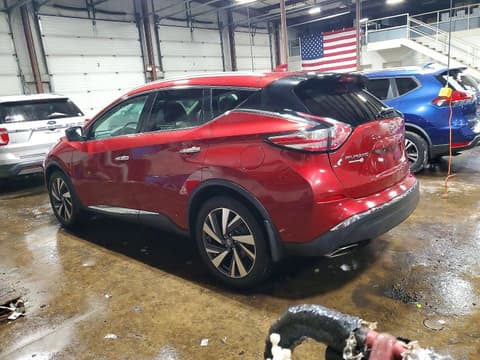 2017 Nissan Murano, VIN 5N1AZ2MH6HN108848. Фото 2 з 6 з аукціону Copart. Каталог авто зі США OpenDataCar.
