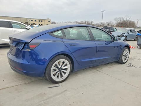 2022 Tesla Model 3, VIN 5YJ3E1EAXNF287832. Фото 3 з 6 з аукціону Copart. Каталог авто зі США OpenDataCar.
