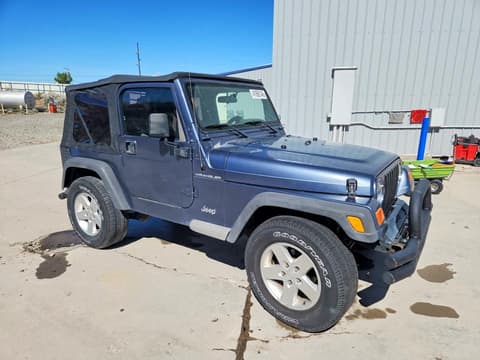 2002 Jeep Wrangler, VIN 1J4FA29P32P737118. Фото 4 з 6 з аукціону Copart. Каталог авто зі США OpenDataCar.