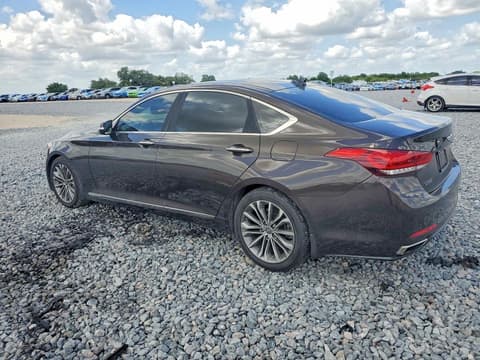 2015 Hyundai Genesis, VIN KMHGN4JEXFU033943. Фото 2 з 6 з аукціону Copart. Каталог авто зі США OpenDataCar.