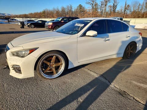 2014 Infiniti Q50, VIN JN1BV7AR1EM704663. Фото 1 з 6 з аукціону Copart. Каталог авто зі США OpenDataCar.