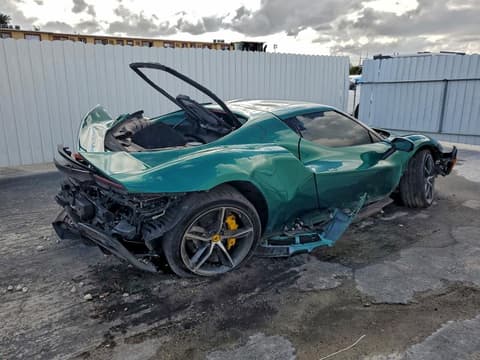 2024 Ferrari 296 GTB, VIN ZFF99SLA0R0311553. Photo 3 of 6 from Copart auction. OpenDataCar US salvage catalog.