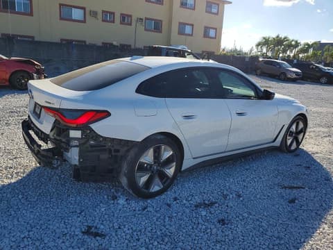 2023 Bmw i4, VIN WBY43AW05PFR08357. Фото 3 из 6 с аукциона Copart. Каталог авто из США OpenDataCar.