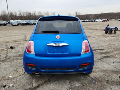 2015 Fiat 500, VIN 3C3CFFBR0FT607901. Фото 6 з 6 з аукціону Copart. Каталог авто зі США OpenDataCar.