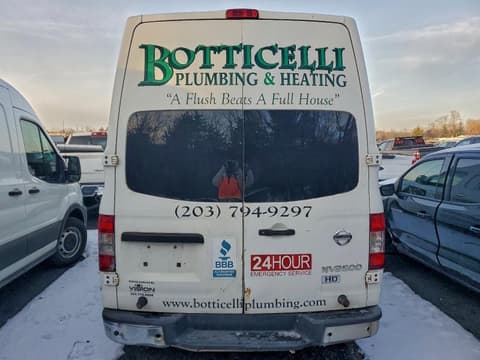 2012 Nissan NV 2500, VIN 1N6AF0LY7CN100900. Фото 6 з 6 з аукціону Copart. Каталог авто зі США OpenDataCar.