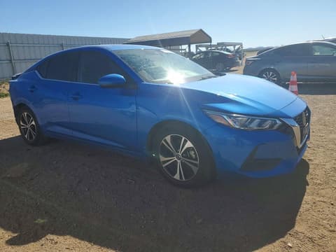 2021 Nissan Sentra, VIN 3N1AB8CVXMY239459. Фото 4 з 6 з аукціону Copart. Каталог авто зі США OpenDataCar.