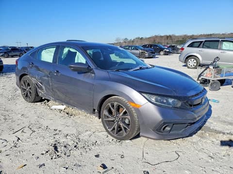 2021 Honda Civic, VIN 2HGFC2F84MH524846. Фото 4 з 6 з аукціону Copart. Каталог авто зі США OpenDataCar.