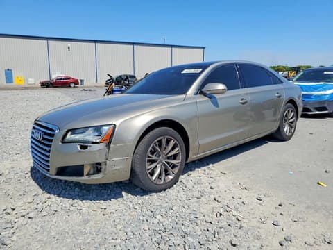 2014 Audi A8, VIN WAURGAFD0EN008948. Фото 1 из 6 с аукциона Copart. Каталог авто из США OpenDataCar.