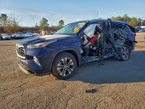 2022 Toyota Highlander, VIN 5TDGZRAHXNS543454. Фото 1 з 6 з аукціону Copart. Каталог авто зі США OpenDataCar.