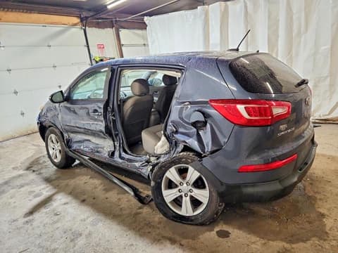 2013 Kia Sportage, VIN KNDPB3A28D7442838. Photo 2 of 6 from Copart auction. OpenDataCar US salvage catalog.