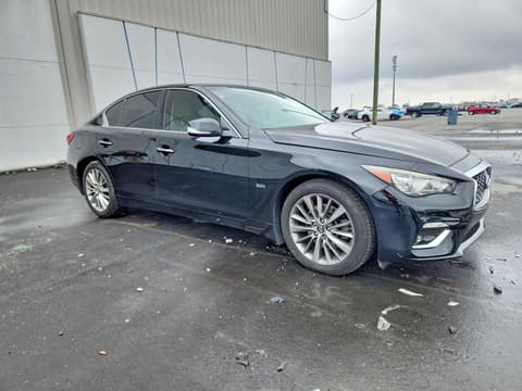 2019 Infiniti Q50, VIN JN1EV7AR1KM555423. Фото 4 з 6 з аукціону Copart. Каталог авто зі США OpenDataCar.