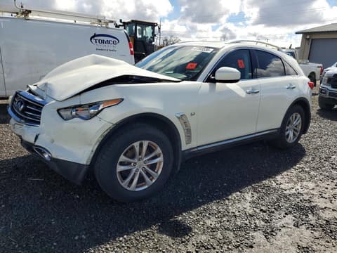 2015 Infiniti QX70, VIN JN8CS1MW6FM482264. Photo 1 of 6 from Copart auction. OpenDataCar US salvage catalog.