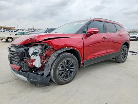 2022 Chevrolet Blazer, VIN 3GNKBCR49NS124396. Фото 1 з 6 з аукціону Copart. Каталог авто зі США OpenDataCar.