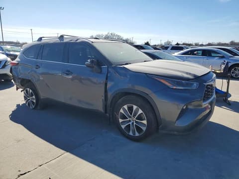 2021 Toyota Highlander, VIN 5TDGZRAH1MS531546. Фото 4 з 6 з аукціону Copart. Каталог авто зі США OpenDataCar.