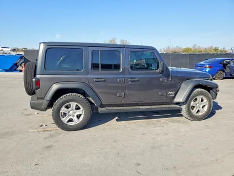2019 Jeep Wrangler Unlimited, VIN 1C4HJXDN5KW668570. Photo 3 of 6 from Copart auction. OpenDataCar US salvage catalog.
