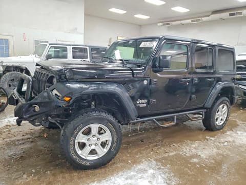 2020 Jeep Wrangler Unlimited, VIN 1C4HJXDG9LW171413. Фото 1 из 6 с аукциона Copart. Каталог авто из США OpenDataCar.